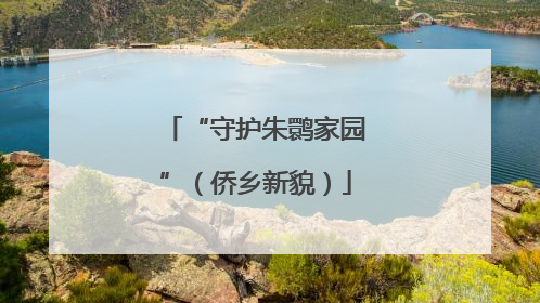 “守护朱鹮家园”（侨乡新貌）