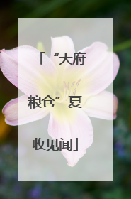 “天府粮仓”夏收见闻