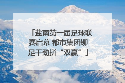 盐南第一届足球联赛启幕 都市集团铆足干劲拼“双赢”