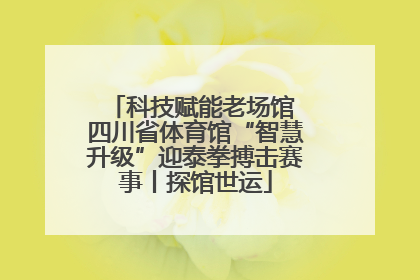 科技赋能老场馆 四川省体育馆“智慧升级”迎泰拳搏击赛事丨探馆世运