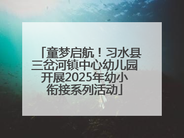 童梦启航！习水县三岔河镇中心幼儿园开展2025年幼小衔接系列活动