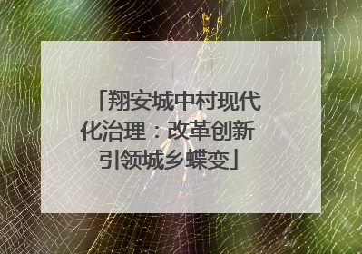 翔安城中村现代化治理：改革创新引领城乡蝶变