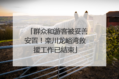 群众和游客被妥善安置！栾川龙峪湾救援工作已结束