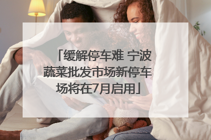 缓解停车难 宁波蔬菜批发市场新停车场将在7月启用