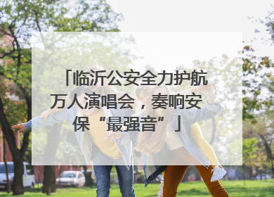 临沂公安全力护航万人演唱会，奏响安保“最强音”