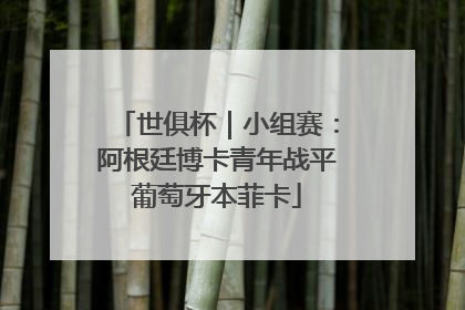 世俱杯｜小组赛：阿根廷博卡青年战平葡萄牙本菲卡