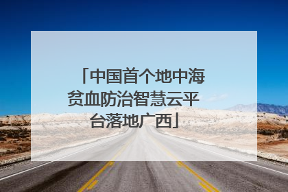 中国首个地中海贫血防治智慧云平台落地广西