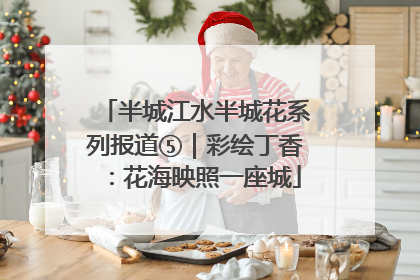 半城江水半城花系列报道⑤｜彩绘丁香：花海映照一座城