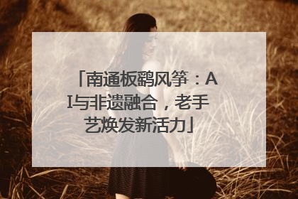 南通板鹞风筝：AI与非遗融合，老手艺焕发新活力