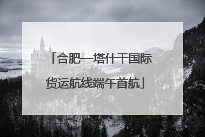 合肥—塔什干国际货运航线端午首航