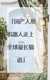 国产人形机器人走上全球最长猫道
