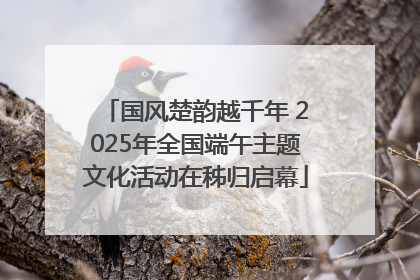国风楚韵越千年 2025年全国端午主题文化活动在秭归启幕