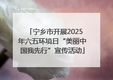 宁乡市开展2025年六五环境日“美丽中国我先行”宣传活动