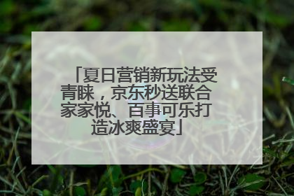 夏日营销新玩法受青睐，京东秒送联合家家悦、百事可乐打造冰爽盛宴