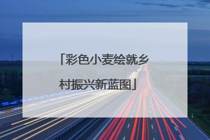 彩色小麦绘就乡村振兴新蓝图