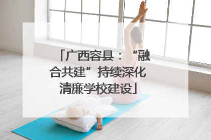 广西容县：“融合共建”持续深化清廉学校建设