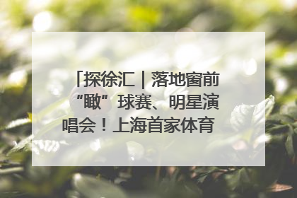 探徐汇｜落地窗前“瞰”球赛、明星演唱会！上海首家体育特色高端酒店亮相