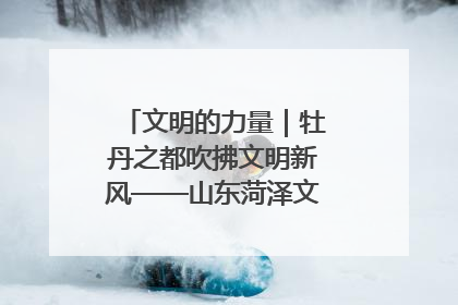 文明的力量｜牡丹之都吹拂文明新风——山东菏泽文明创建一线见闻