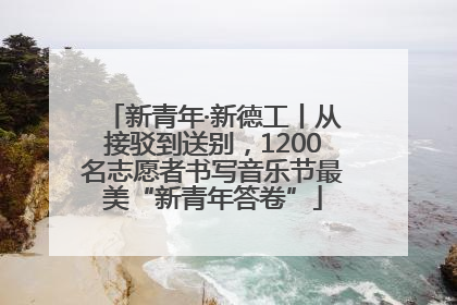 新青年·新德工丨从接驳到送别，1200名志愿者书写音乐节最美“新青年答卷”