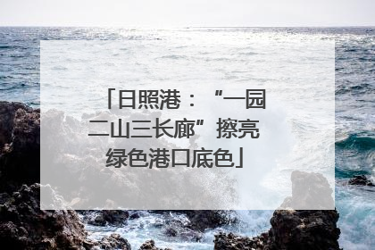 日照港：“一园二山三长廊”擦亮绿色港口底色