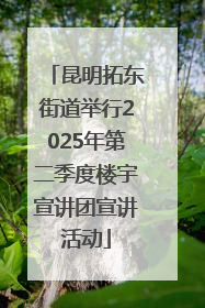 昆明拓东街道举行2025年第二季度楼宇宣讲团宣讲活动