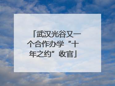 武汉光谷又一个合作办学“十年之约”收官