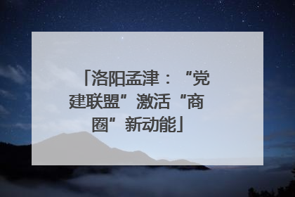 洛阳孟津：“党建联盟”激活“商圈”新动能