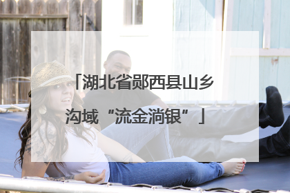 湖北省郧西县山乡沟域“流金淌银”