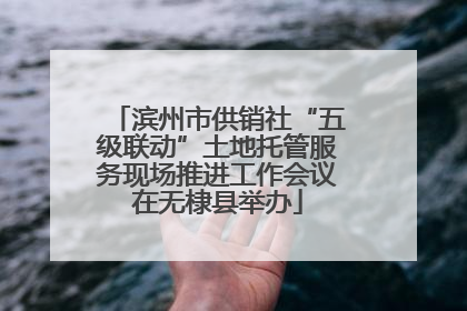 滨州市供销社“五级联动”土地托管服务现场推进工作会议在无棣县举办