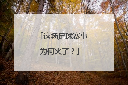 这场足球赛事为何火了？
