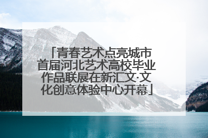 青春艺术点亮城市 首届河北艺术高校毕业作品联展在新汇文·文化创意体验中心开幕