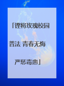 铿将玫瑰校园普法 青春无悔严惩毒患