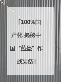 100%国产化 揭秘中国“蓝盔”作战装备