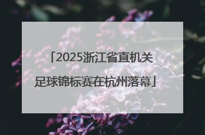 2025浙江省直机关足球锦标赛在杭州落幕